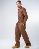 DOUBLE ZIP JACKET [MOCHA] thumbnail