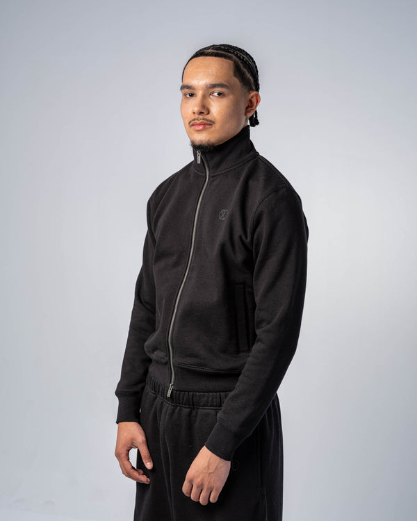 DOUBLE ZIP JACKET [BLACK]