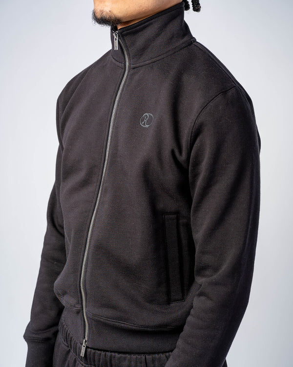 DOUBLE ZIP JACKET [BLACK]