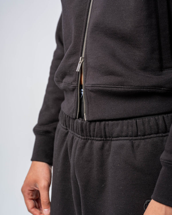 DOUBLE ZIP JACKET [BLACK]