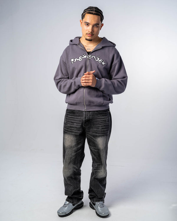 'RVXSTUDIO' ZIP UP [GREY]