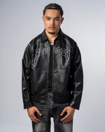 FAUX-LEATHER JACKET [REFLECTIVE] thumbnail