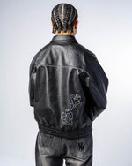 FAUX-LEATHER JACKET [REFLECTIVE] thumbnail