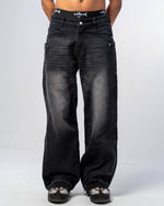 JEANS BAGGY FLARE [NERO] thumbnail