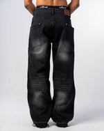 JEANS BAGGY FLARE [NERO] thumbnail