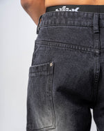 JEANS BAGGY FLARE [NERO] thumbnail