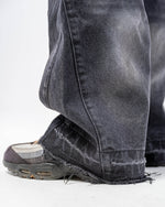 JEANS BAGGY FLARE [NERO] thumbnail