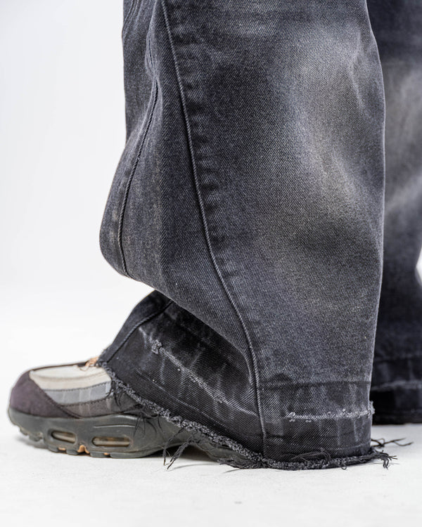 JEANS BAGGY FLARE [NERO]
