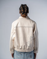 FAUX-LEATHER JACKET [BEIGE] thumbnail