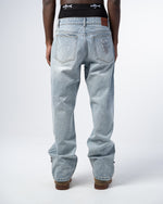 JEANS FLARE FIT CON ZIP [BLU] thumbnail