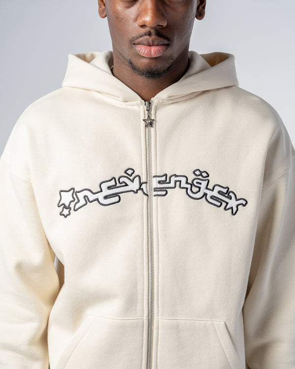 'RVXSTUDIO' ZIP UP [BEIGE]