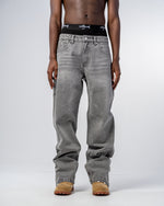 JEAN FLARE FIT ZIPPÉ [GRIS] thumbnail