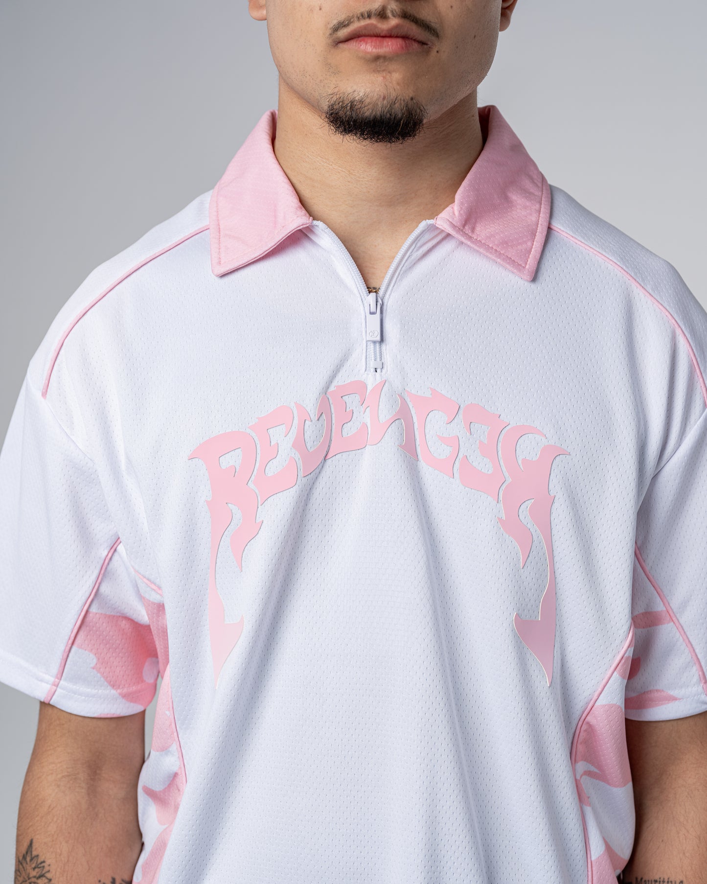 CAMO-STRICKPOLO [ROSA]