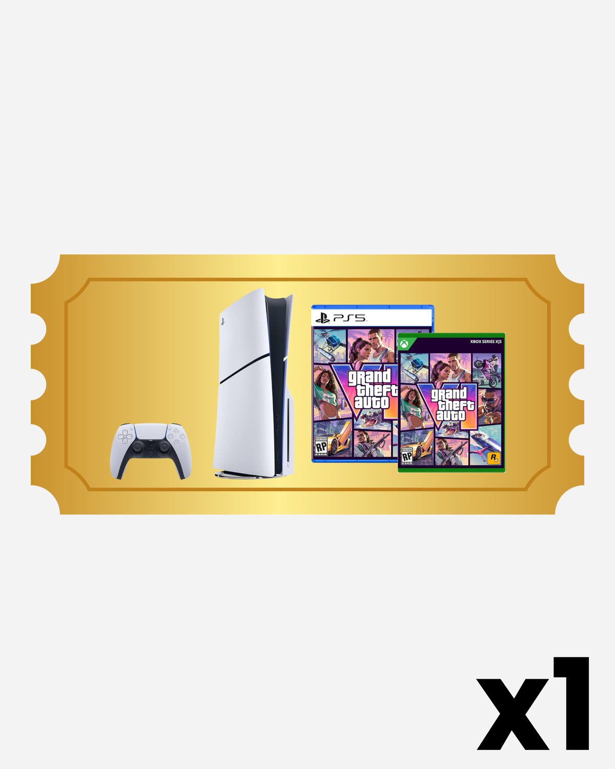 Ticket PS5 x GTA6 (participant) x1